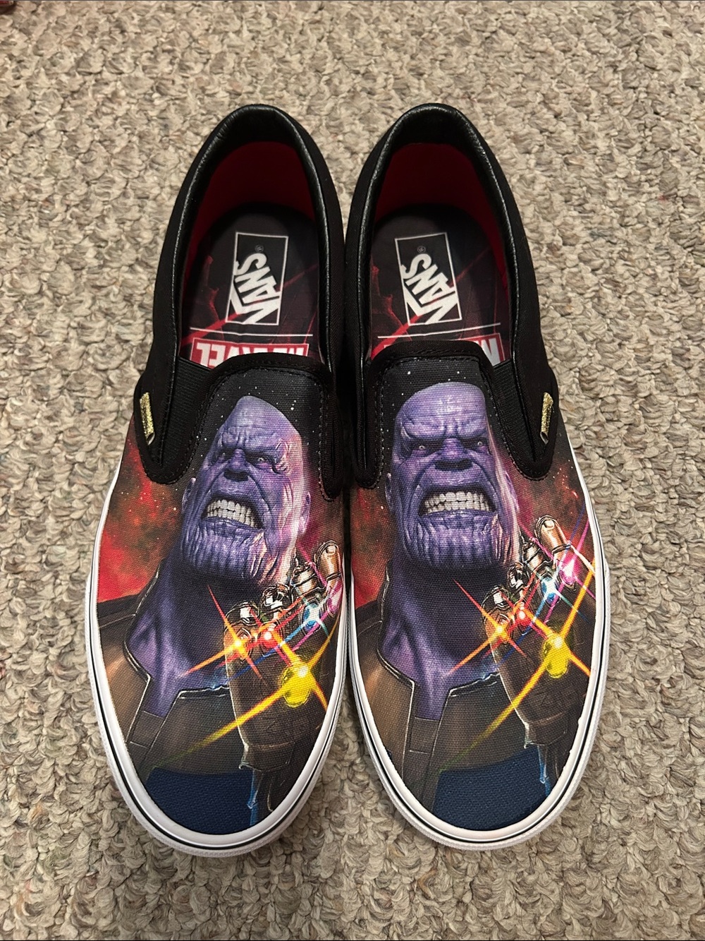 Vans Men's Slip-On Marvel Thanos Sneakers